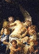 Dead Christ Supported by Angels Francesco Trevisani